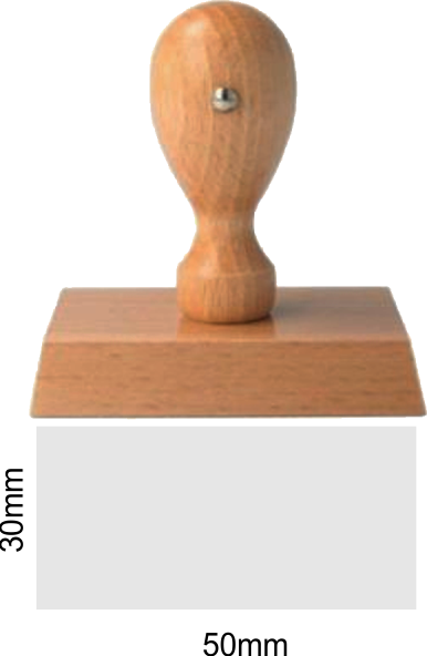 Klassik Holzstempel
